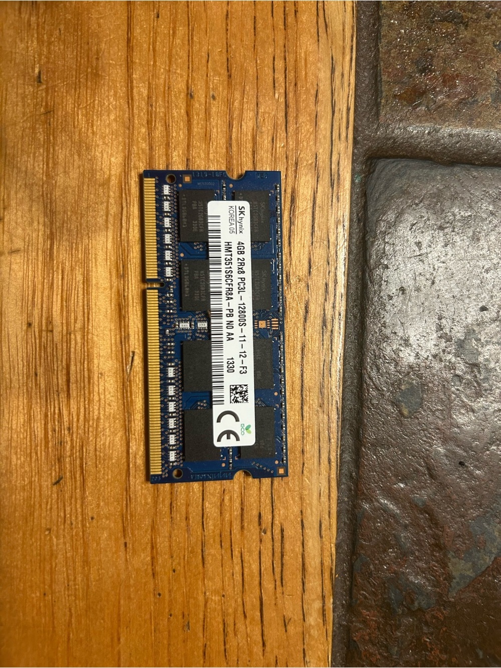 DDR3 PC3L-12800S Laptop RAM Memory 4GB